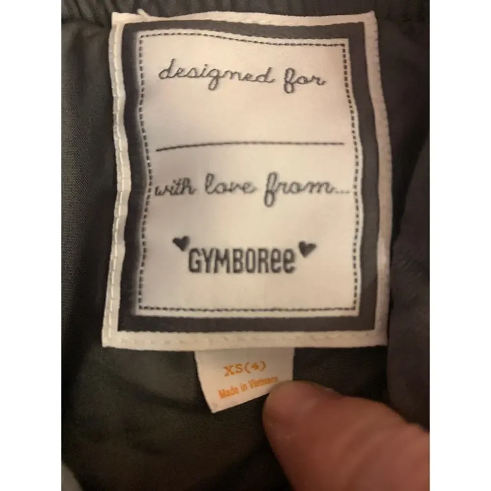 GYMBOREE Girl’s Gray Moto Jacket / Size: XS-4